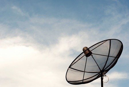 home satellite dishの写真素材