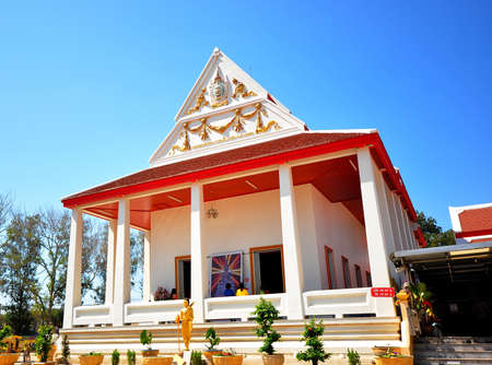 Thai style Buddhist temple, monasteryの写真素材
