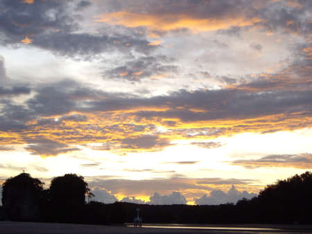 sunset beach, Thailandの写真素材