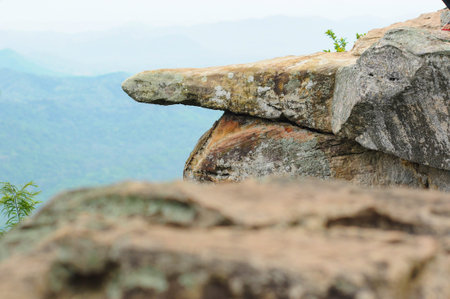 sharp cliffの写真素材