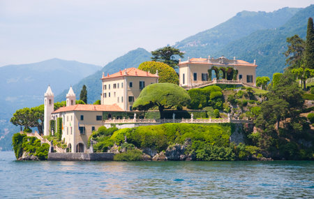 Majestic villa on Como のeditorial素材