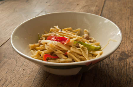 Popular thai food at nrod thailandの写真素材