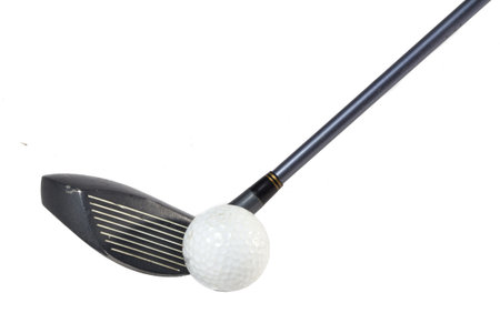 lose up of golf ball の写真素材