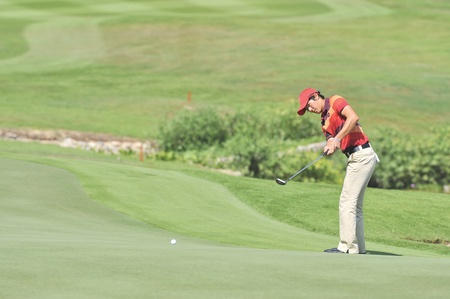 HUA HIN, THAILAND - JANUARY 9 : Ryo  Ishikawa in The Royal Trophy Tournament at, Black, Mountain Golf Club, Hua Hin, Thailand on January 7-9, 2011.のeditorial素材