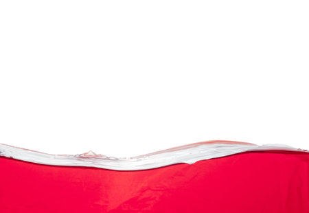 red water wave. の写真素材