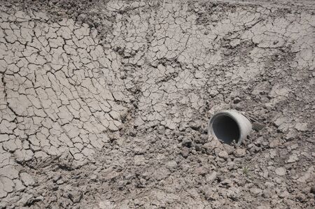 Cracked soil ground の写真素材