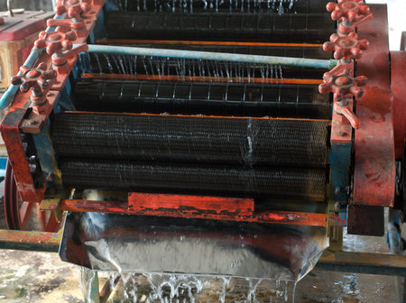 Rubber production,Baking process timber with solar energy.