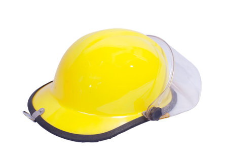 Safety helmet for fireman to protection him from danger の写真素材