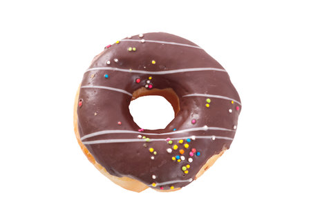 donut on whte banggroundの写真素材
