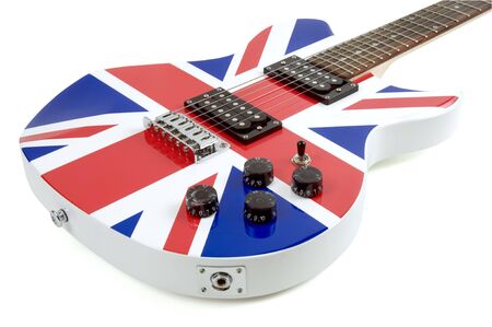 British Flag Guitarの写真素材