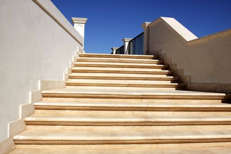 The steps of a ladderの写真素材