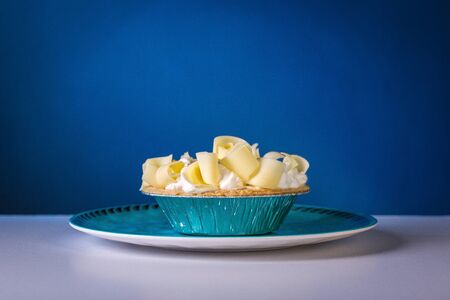 pie on plateの写真素材