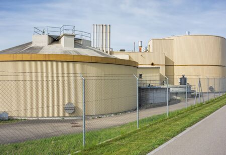 Industrial facility in Switzerlandの写真素材