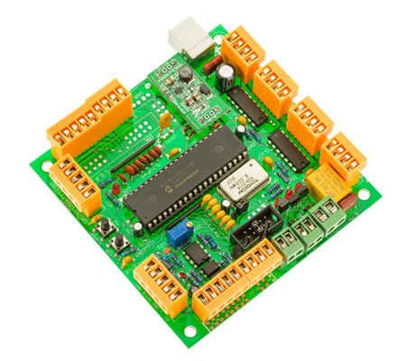 Wallisellen, Switzerland -  3 May, 2016: a CNC machine controller with USB data input, based on the...