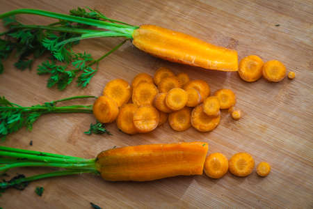 food photography carrotsの写真素材