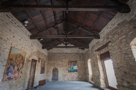 Pictures taken in the castle of Sperlinga Sicilyのeditorial素材