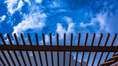 ladder to the skyの写真素材