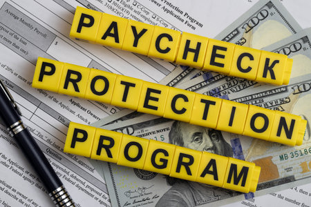 Paycheck Protection Program Borrower Application Formの写真素材