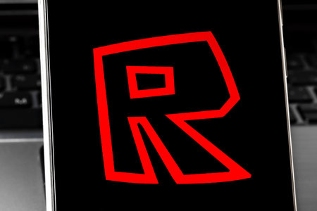 Editorial photo on Roblox theme.  Illustrative photo for news about Roblox - an online game platform and game creation systemのeditorial素材