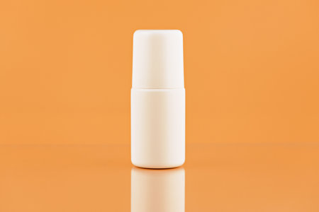 Unbranded plastic flacon for cosmetics products. Skincare and cosmetology mockup. Branding identity mockup conceptの写真素材