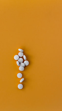 close-up of methylcobalamin tablets. dietary concept. dietary supplement topviewの写真素材