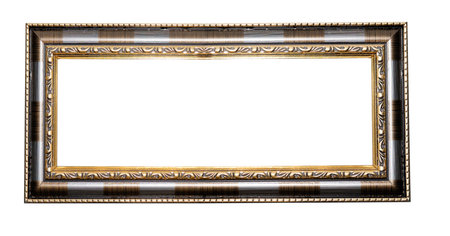 photo frame on an isolated white background