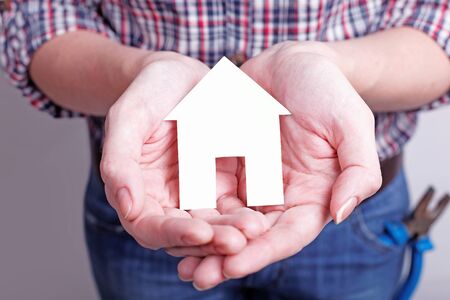 your dream home should be protected and loveの写真素材