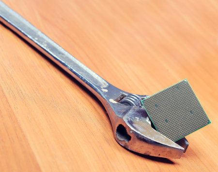 manufacturing processors for computers technology industryの写真素材