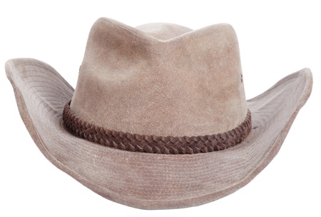 cowboy hat closeup, isolated backgroundの写真素材