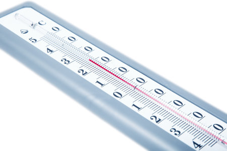 thermometer temperature measurement instrument, isolated