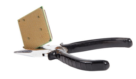 quality repair parts computer isolated background