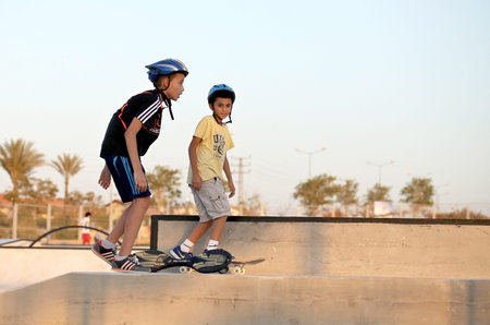 the boys in the park, roller skating