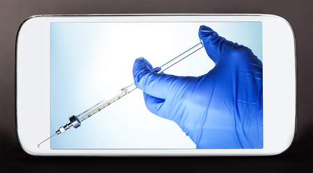 medical reference in e-books, your tablet or smartphoneの写真素材