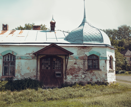 old abandoned house in the countrysideの写真素材