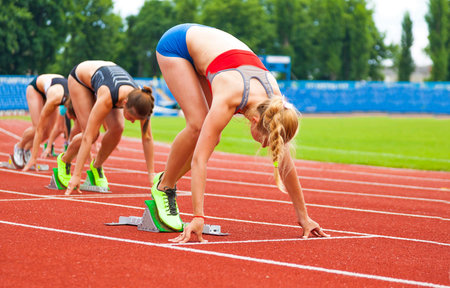 Runners at the start