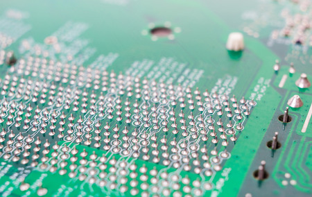 background of the computer part of the motherboard close upの写真素材