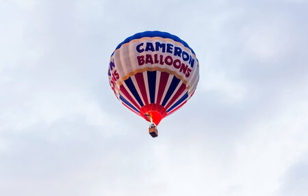 Air Balloon soaring high in the skyのeditorial素材