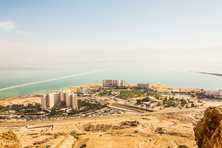 hotel complex on the banks of the Dead Sea