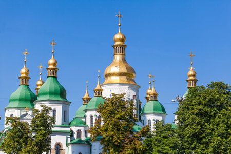 view of the ancient Kiev Pechersk Lavra