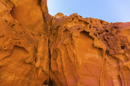 landscape in the desert a canyon cliffs closeupの写真素材