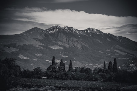 natural landscape of the Alps in Italy