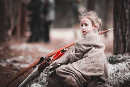 NATIONAL TRAIL, ISRAEL - December 17, 2016: medieval historical reenactmentのeditorial素材