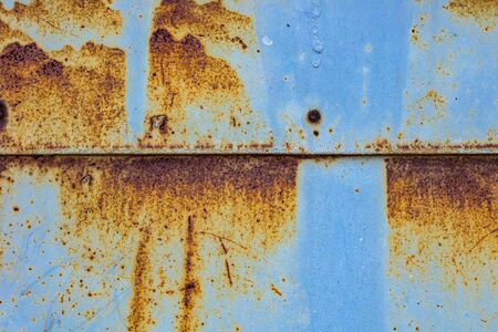 abstract background of rusty iron texture closeupの写真素材