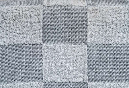 abstract background from gray fabric texture closeupの写真素材