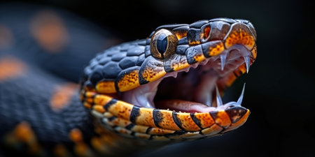 snake head macro 3d renderingの素材