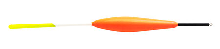 Fishing tackle, float close-up on a white isolated background