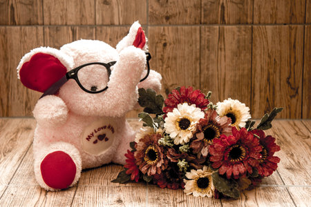 Doll elephantの写真素材