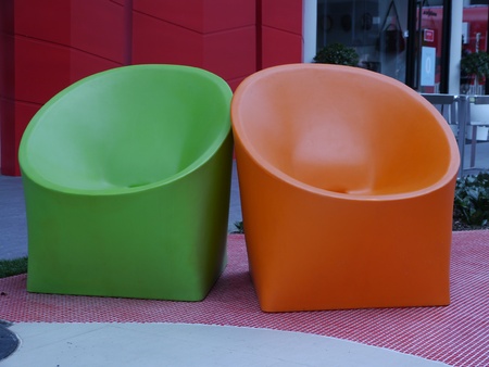 Colorful Chairsの写真素材