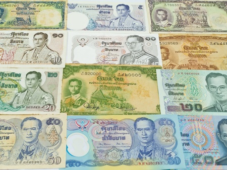 Old Thai Banknotes for Collectionの写真素材