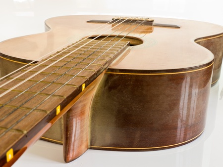 Old classic guitarの写真素材
